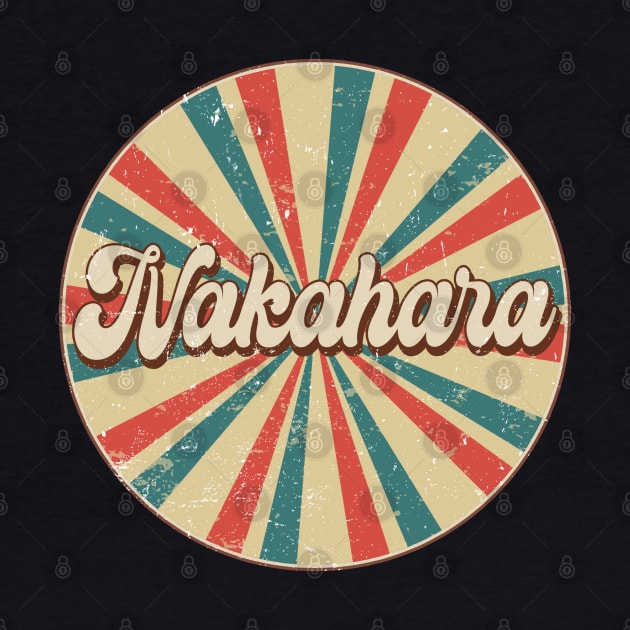 Circle Design Nakahara Proud Name Birthday Anime by Amir Dorsman Tribal